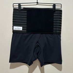 Postpartum Waistband Elastic and Pelvic Support Shorts|Bamboo, Spandex,etc